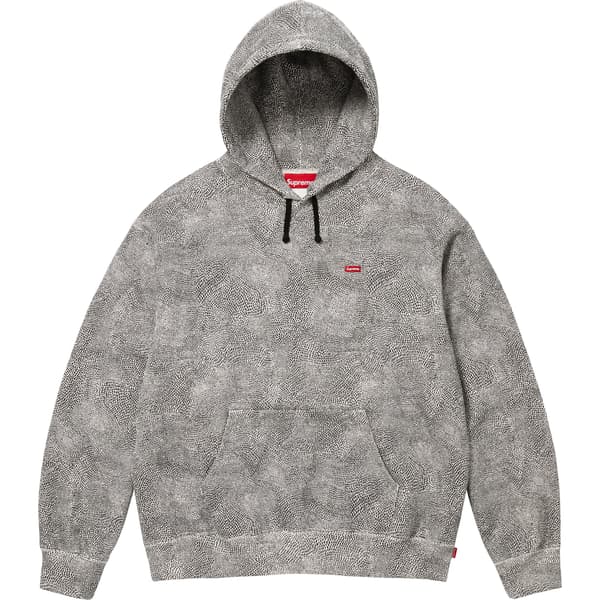 Supreme Small Box Hooded Sweatshirt - Snakeskin (front)