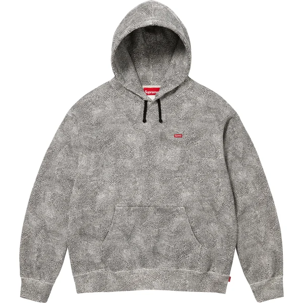 Supreme Small Box Hooded Sweatshirt - Snakeskin (front)