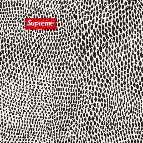 Supreme Small Box Hooded Sweatshirt - Snakeskin (front)