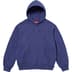 Supreme Small Box Hooded Sweatshirt - Washed Navy (front)