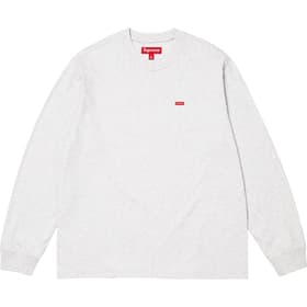 Supreme Small Box L/S Tee Ash Grey