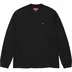 Supreme Small Box L/S Tee - Black (front)