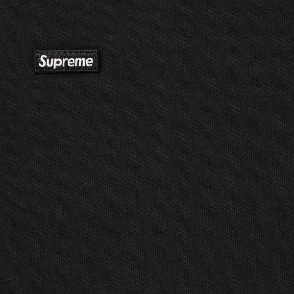 Supreme Small Box L/S Tee - Black (front)