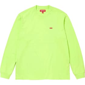 Supreme Small Box L/S Tee Bright Green