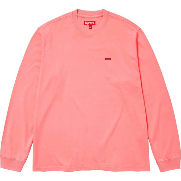 Supreme Small Box L/S Tee - Bright Orange (front)