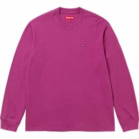 Supreme Small Box L/S Tee Bright Purple