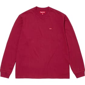 Supreme Small Box L/S Tee Cardinal