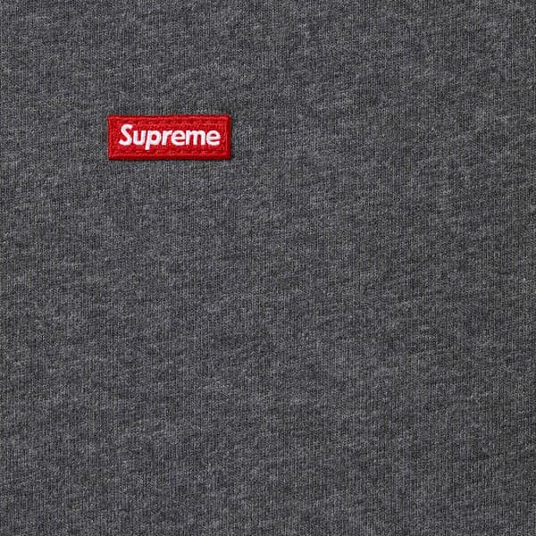 Supreme Small Box L/S Tee - Charcoal (front)