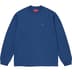 Supreme Small Box L/S Tee - Dark Royal (front)