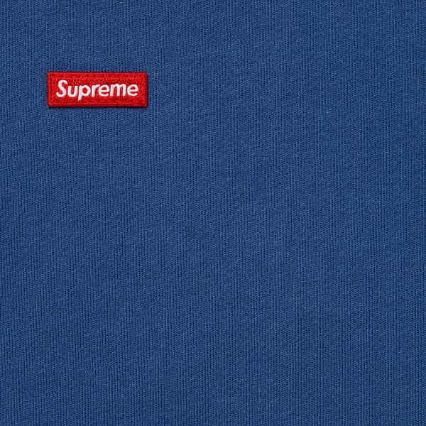 Supreme Small Box L/S Tee - Dark Royal (front)