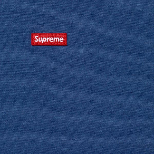 Supreme Small Box L/S Tee - Dark Royal (front)
