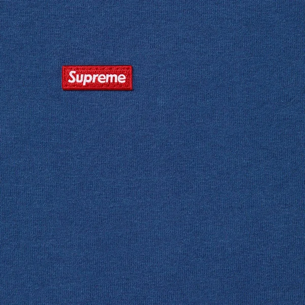 Supreme Small Box L/S Tee - Dark Royal (front)