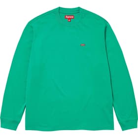Supreme Small Box L/S Tee Green