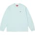 Supreme Small Box L/S Tee - Light Blue (front)