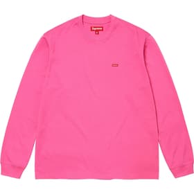 Supreme Small Box L/S Tee Pink