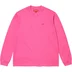 Supreme Small Box L/S Tee - Pink (front)