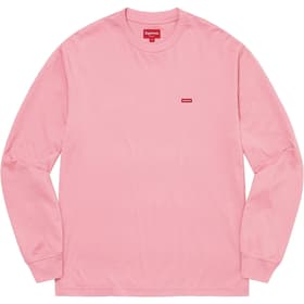 Supreme Small Box L/S Tee Pink