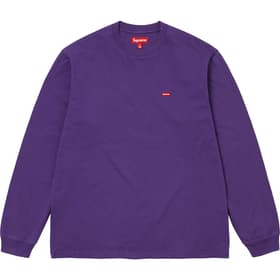 Supreme Small Box L/S Tee Purple