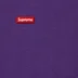 Supreme Small Box L/S Tee - Purple (front)