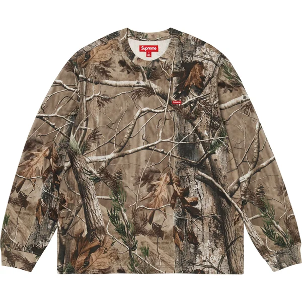 Supreme Small Box L/S Tee - Realtree® AP Camo (front)