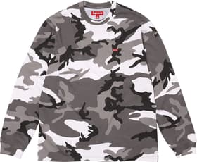 Supreme Small Box L/S Tee Snow Camo