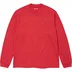 Supreme Small Box L/S Tee - Washed Red (front)