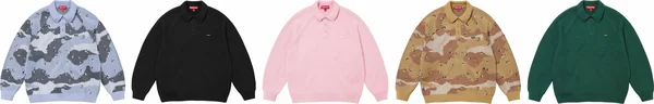 Supreme Small Box Polo Sweater - Product Image