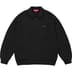 Supreme Small Box Polo Sweater - Black (front)