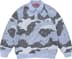 Supreme Small Box Polo Sweater - Blue Camo (front)