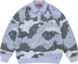 Supreme Small Box Polo Sweater - Blue Camo (front)