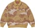 Supreme Small Box Polo Sweater - Desert Camo (front)