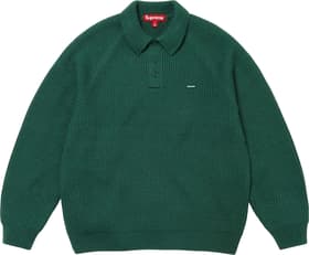 Supreme Small Box Polo Sweater Green