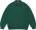 Supreme Small Box Polo Sweater - Green (front)