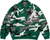 Supreme Small Box Polo Sweater - Green Camo (front)