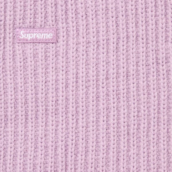 Supreme Small Box Polo Sweater - Lavender (front)