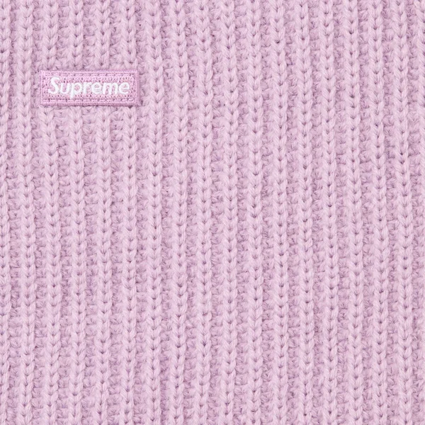 Supreme Small Box Polo Sweater - Lavender (front)
