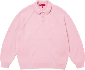 Supreme Small Box Polo Sweater Pink