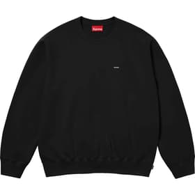 Supreme Small Box Raglan Crewneck Black