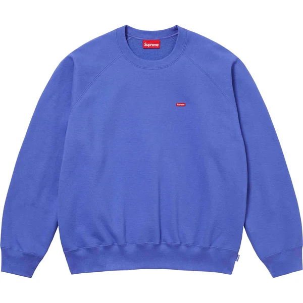 Supreme Small Box Raglan Crewneck - Violet (front)