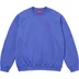 Supreme Small Box Raglan Crewneck - Violet (front)