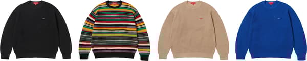 Supreme Small Box Ribbed Sweater - Product Image