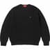Supreme Small Box Ribbed Sweater - Black (front)