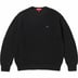 Supreme Small Box Ribbed Sweater - Black (front)
