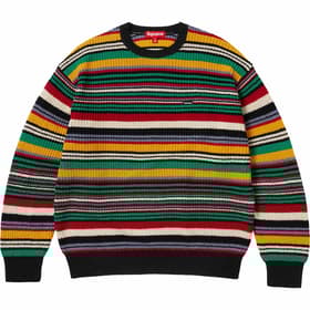 Supreme Small Box Ribbed Sweater Multicolor