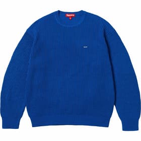 Supreme Small Box Ribbed Sweater Royal