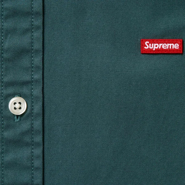 Supreme Small Box Shirt - Dark Green (front)