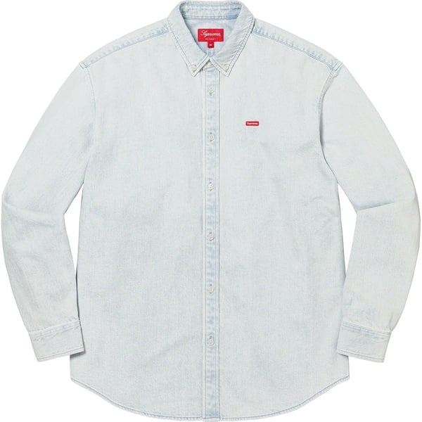 Supreme Small Box Shirt - Denim (front)