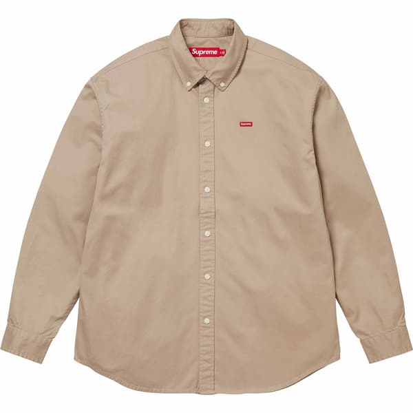 Supreme Small Box Shirt - Light Tan (front)