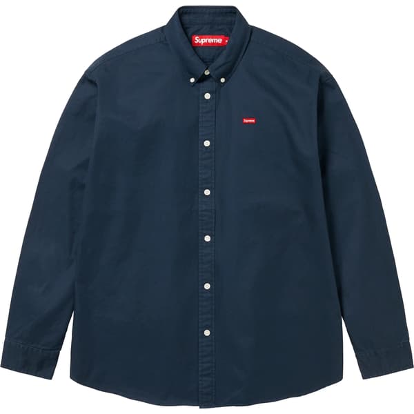 Supreme Small Box Shirt - Navy (front)