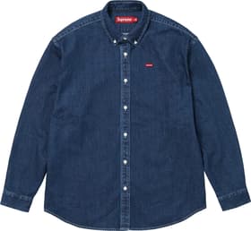 Supreme Small Box Shirt Rinsed Denim